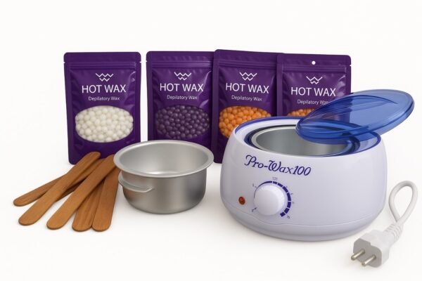 Wax Machine + Hot Wax + Pure Wooden Spatulas